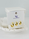 Zirkon Taşlı Üçlü Kombin Küpe - Kp00391