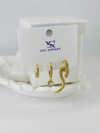 Zirkon Taşlı Üçlü Kombin Küpe - Kp00398