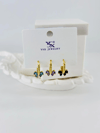 Zirkon Taşlı Üçlü Kombin Küpe - Kp00410