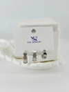 Zirkon Taşlı Üçlü Kombin Küpe - Kp00415