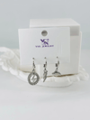 Zirkon Taşlı Üçlü Kombin Küpe - Kp00437