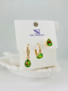 Zirkon Taşlı Üçlükombin Küpe - Kp00381