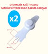 CAR 21cm Otomatik Kağıt Havlu Dispanseri Yedek Parça Beyaz 2 Adet