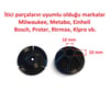 Şarjlı/Akülü Silikon Tabancası 10mm İtici Parça Yedek - 5 Adet
