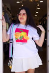Beyaz Desenli Tshirt - 1240 