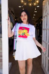 Beyaz Desenli Tshirt - 1240 
