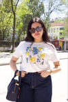 Beyaz Desenli Tshirt - 1240 