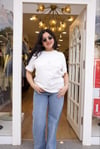 Beyaz Orjinal Marka Tshirt - 1239