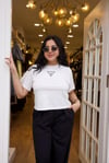 Beyaz Orjinal Marka Tshirt - 1239