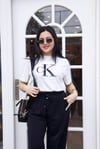 Beyaz Orjinal Marka Tshirt - 1239
