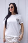 Beyaz Orjinal Marka Tshirt - 1239