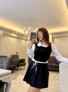 Deri Şort Etek - 1162