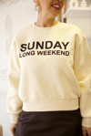 Krem Şardonlu Sweat - 1177