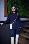 Lacivert Blazer Ceket - 1196