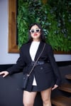 Siyah Blazer Ceket - 1196