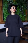 Siyah Oversize Tshirt - 1198