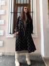 Tasarım Cin Eskitme Trench-1063