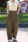Yeşil Kuşaklı Pantolon - 1260