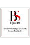 Altın Kaplama Zincir & Akrilik İnci & Yaprak Kadın Halhal