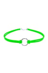 Fıstık Yeşili Kadın Süet Round Choker