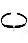 Gümüş Kaplama Kadın Nar Choker Kolye