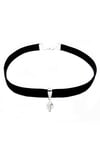 Gümüş Kaplama Kadın Nar Choker Kolye