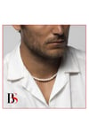 İnci Erkek Choker Kolye