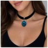 İznik Çini Desenli El Yapımı Vintage Choker