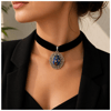 İznik Çini Desenli El Yapımı Vintage Kadın Choker
