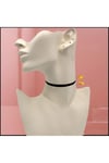 Kahverengi Kadife Kadın Choker Kolye