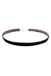 Kahverengi Kadife Kadın Choker Kolye