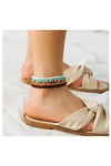 Karışık Renkli Kesme Boncuk Kadın Halhal - 7 Adet