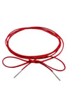 Kırmızı Renk Kadın Süet Bağcıklı Choker Kolye