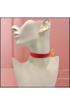 Kırmızı Renk Kadın Süet Choker