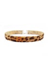 Leopar Desen Kadın Choker Tasma Kolye