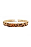 Leopar Desen Kadın Choker Tasma Kolye