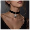 Mat Gümüş Kaplama Güneş Kadın Choker