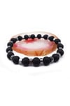 Oniks & Hematit Erkek Doğal Taş Bileklik