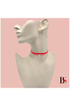 Pembe Kadife Kadın Yusufcuk Choker Kolye