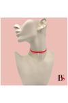 Pembe Kadife Kadın Yusufcuk Choker Kolye
