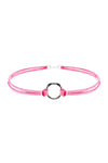 Pembe Renk Kadın Süet Round Choker