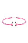 Pembe Renk Kadın Süet Round Choker