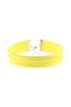 Sarı Renk Kadın Süet Choker