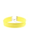 Sarı Renk Kadın Süet Choker