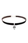 Siyah Renk Kadife Kadın Choker Kolye