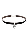 Siyah Renk Kadife Kadın Choker Kolye