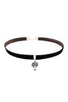 Siyah Renk Kadife Kadın Choker Kolye