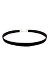 Siyah Renk Kadife Kadın Choker Kolye