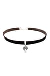 Siyah Renk Kadife Kadın Choker Kolye
