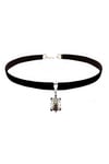 Siyah Renk Kadife Kaplumbağa Choker
